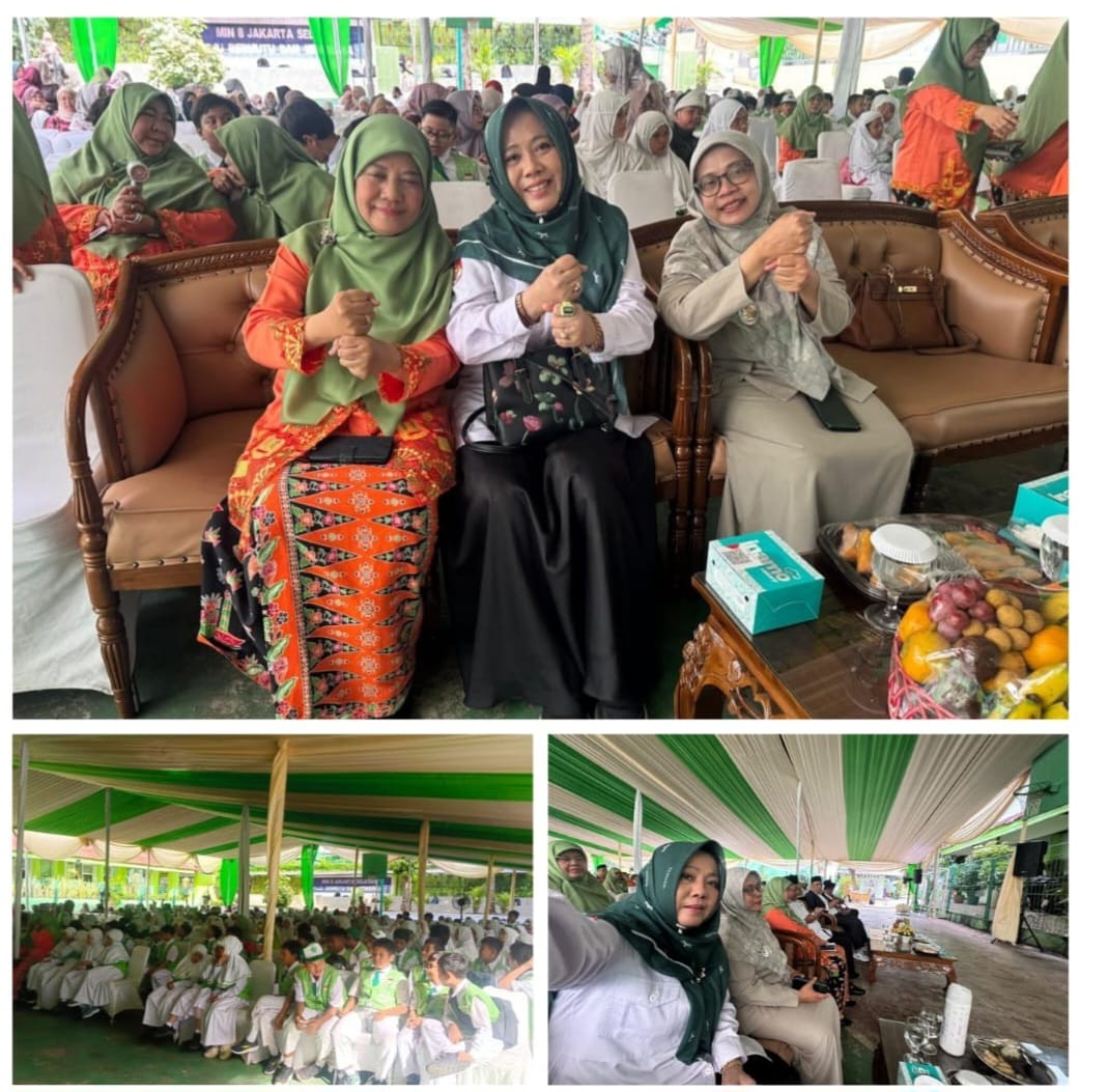 Wakil-Camat-Jagakarsa-Ibu-Eni-Priyatni-hadir-dalam-acara-Madrasah-8-Award-MDA-Tahun-2025-dan-Launching-Cambridge-Plus