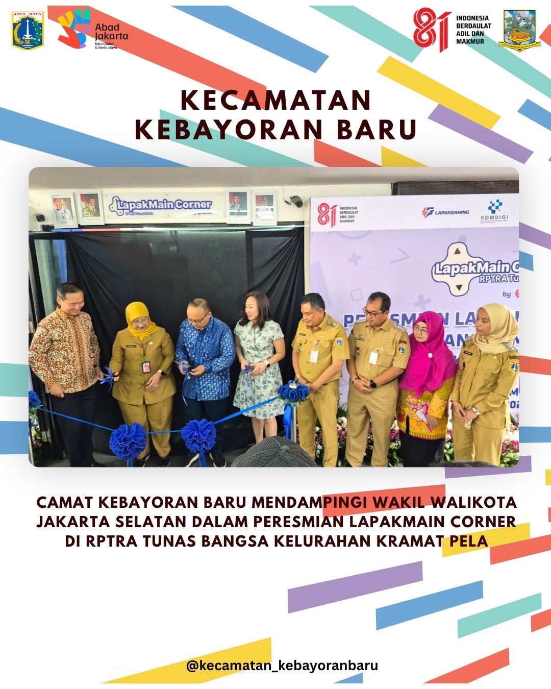 Peresmian-Lapak-Main-Corner-di-RPTRA-Tunas-Muda-Kramat-Pela