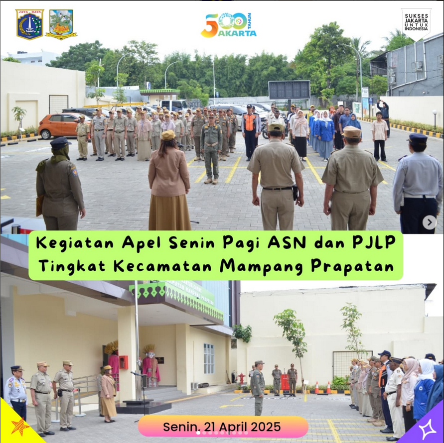 KEGIATAN-APEL-SENIN-PAGI-PEGAWAI-ASN-DAN-PJLP-TINGKAT-KECAMATAN-MAMPANG-PRAPATAN
