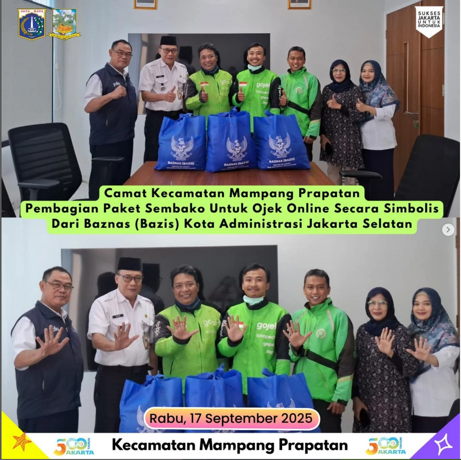 PEMBAGIAN-PAKET-SEMBAKO-UNTUK-OJEK-ONLINE-SECARA-SIMBOLIS-DARI-BAZNAS-BAZIS-KOTA-ADMINISTRASI-JAKARTA-SELATAN