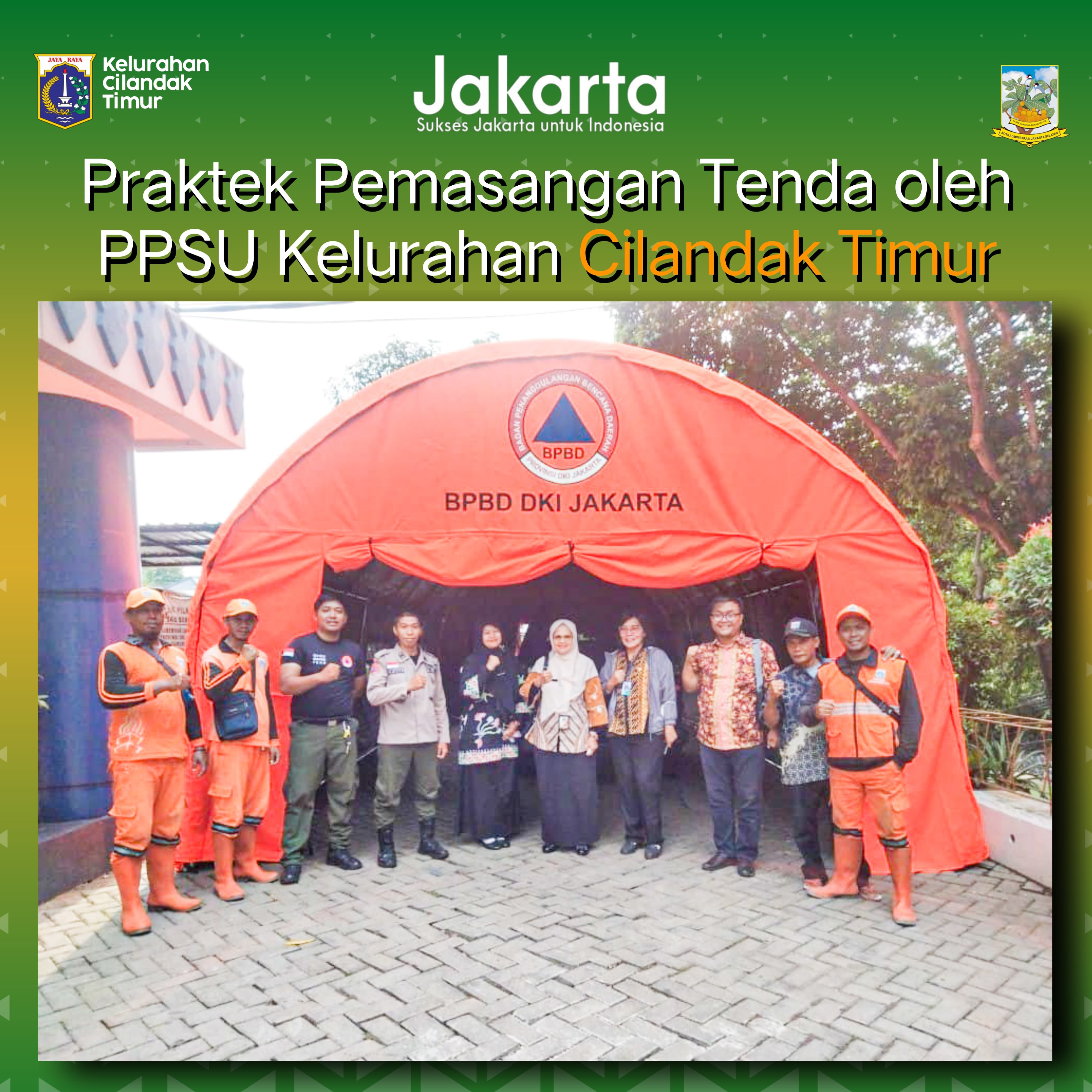 Praktek-Pemasangan-Tenda-oleh-PPSU-Kelurahan-Cilandak-Timur