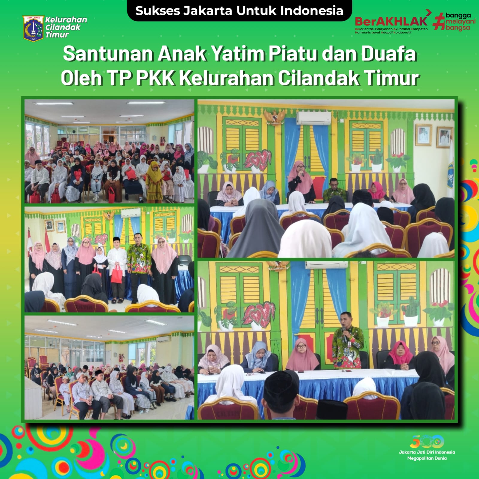 Pemberian-Santunan-Yatim-Piatu-dan-Duafa-oleh-TP-PKK-Kelurahan-Cilandak-Timur