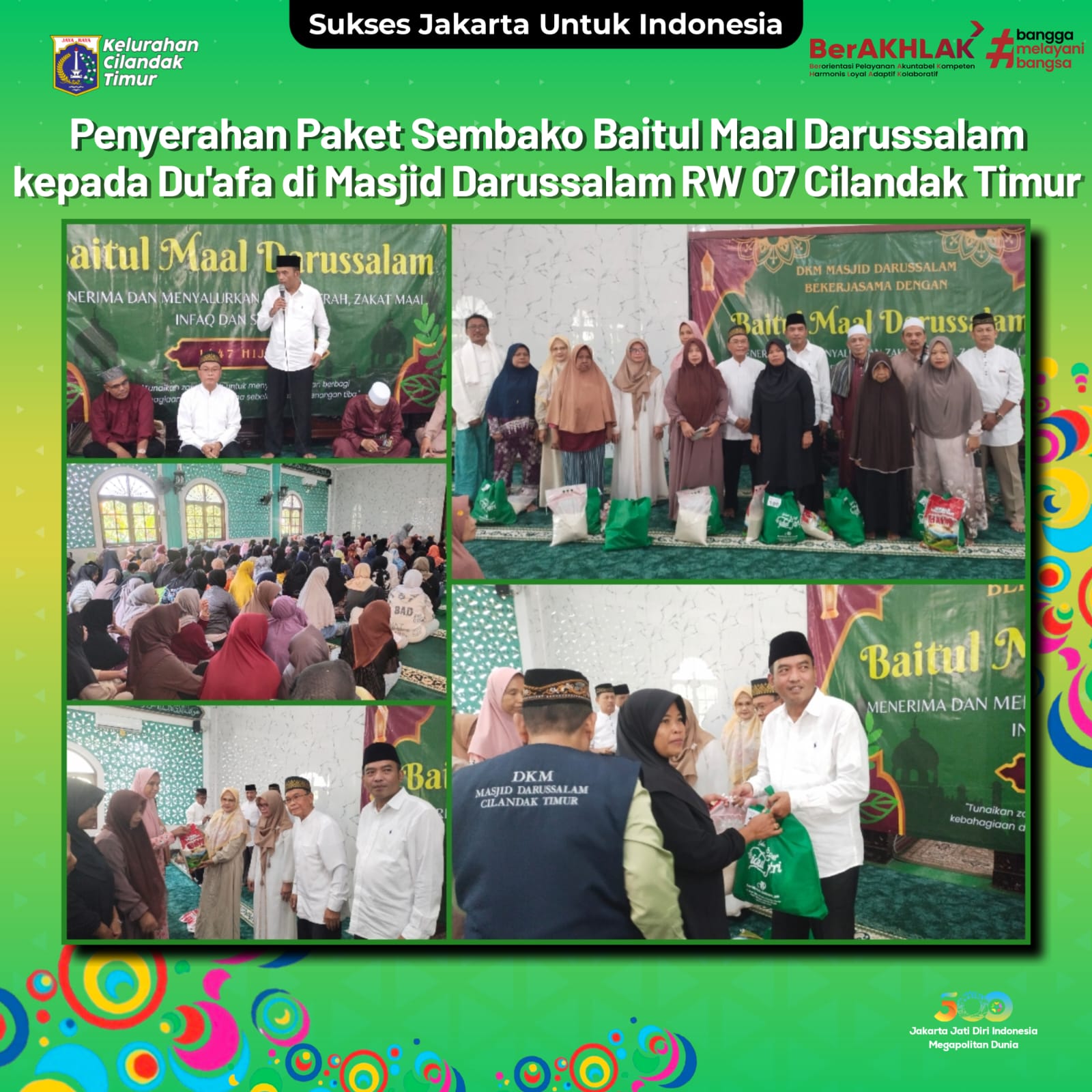 Penyerahan-Paket-Sembako-Baitul-Maal-Darussalam-kepada-Duafa-di-Masjid-Darussalam-RW-07