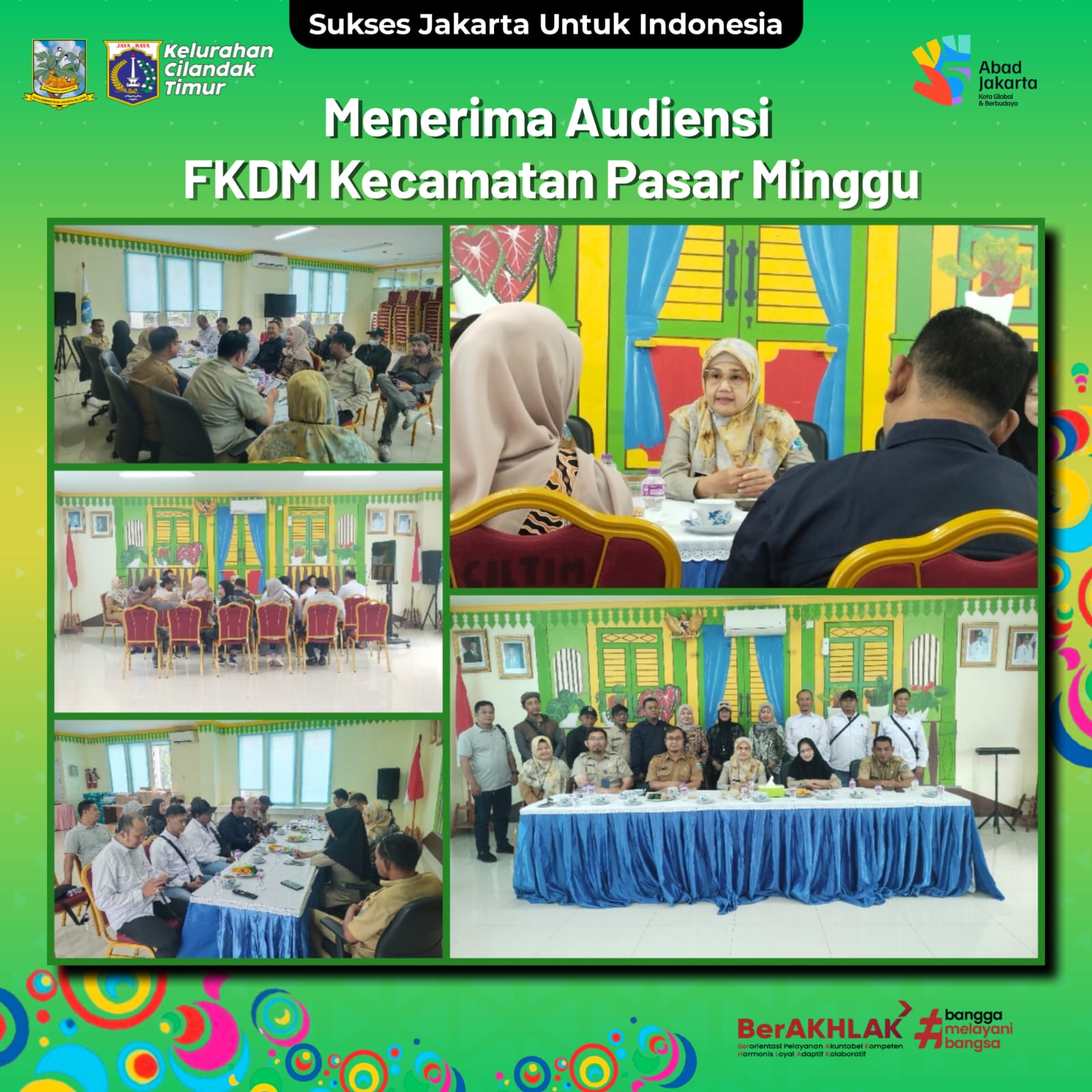 Lurah-Cilandak-Timur-Menerima-Audensi-FKDM-Kecamatan-Pasar-Minggu