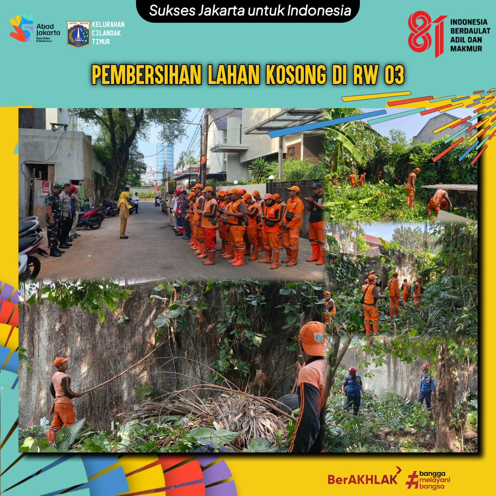 Lurah-Cilandak-Timur-Pimpin-Apel-Pembersihan-Lahan-Kosong-untuk-Cegah-Potensi-Bahaya-Hewan-Berbisa