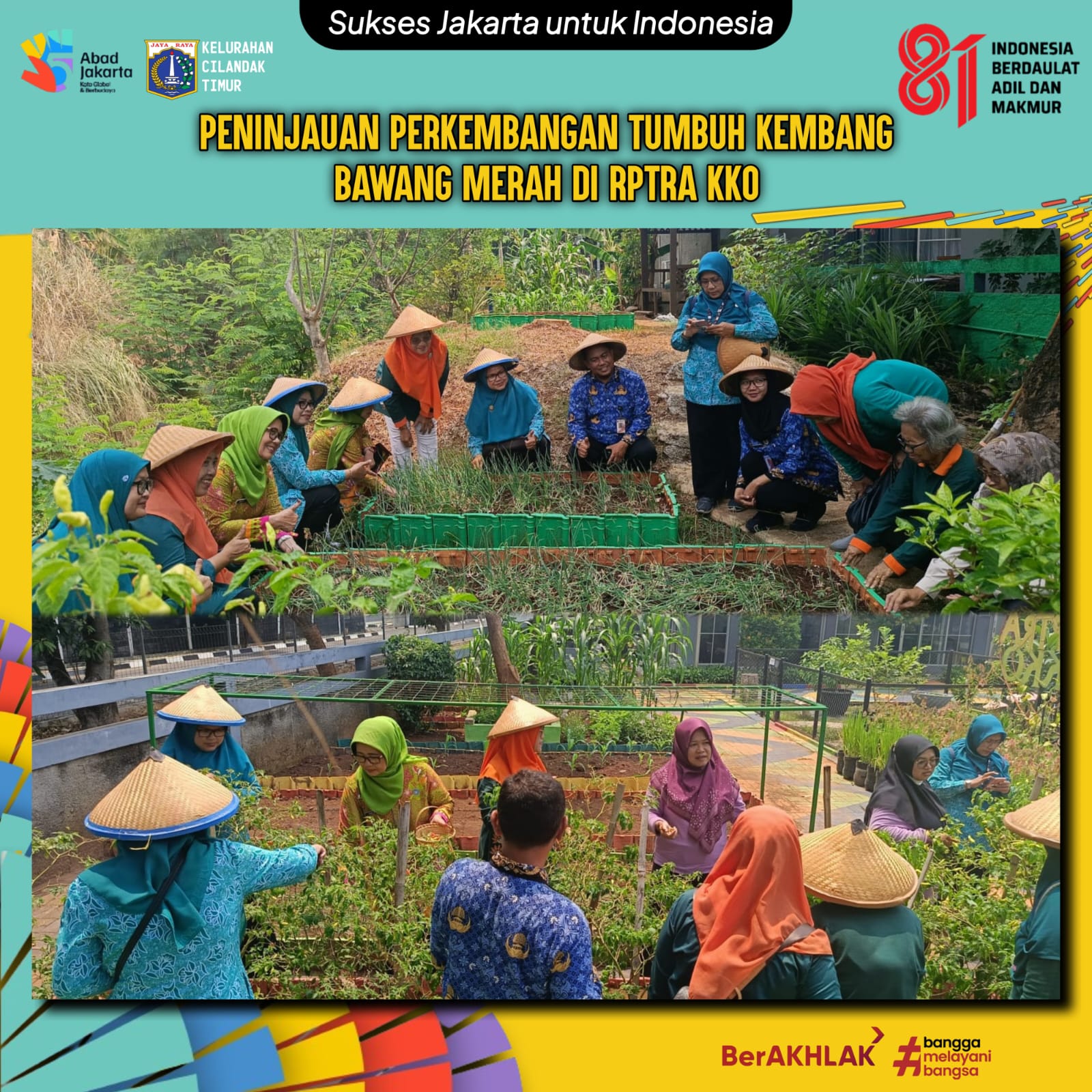 TP-PKK-Kota-Jakarta-Selatan-dan-Kecamatan-Pasar-Minggu-Tinjau-Tumbuh-Kembang-Bawang-Merah-di-RPTRA-KKO