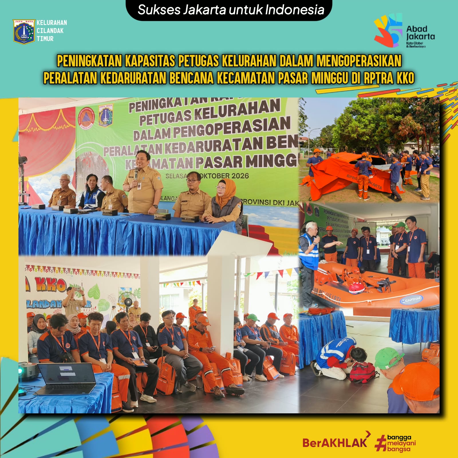 BPBD-DKI-Jakarta-Latih-Petugas-Kelurahan-dan-Warga-Pasar-Minggu-Tanggap-Darurat-Bencana