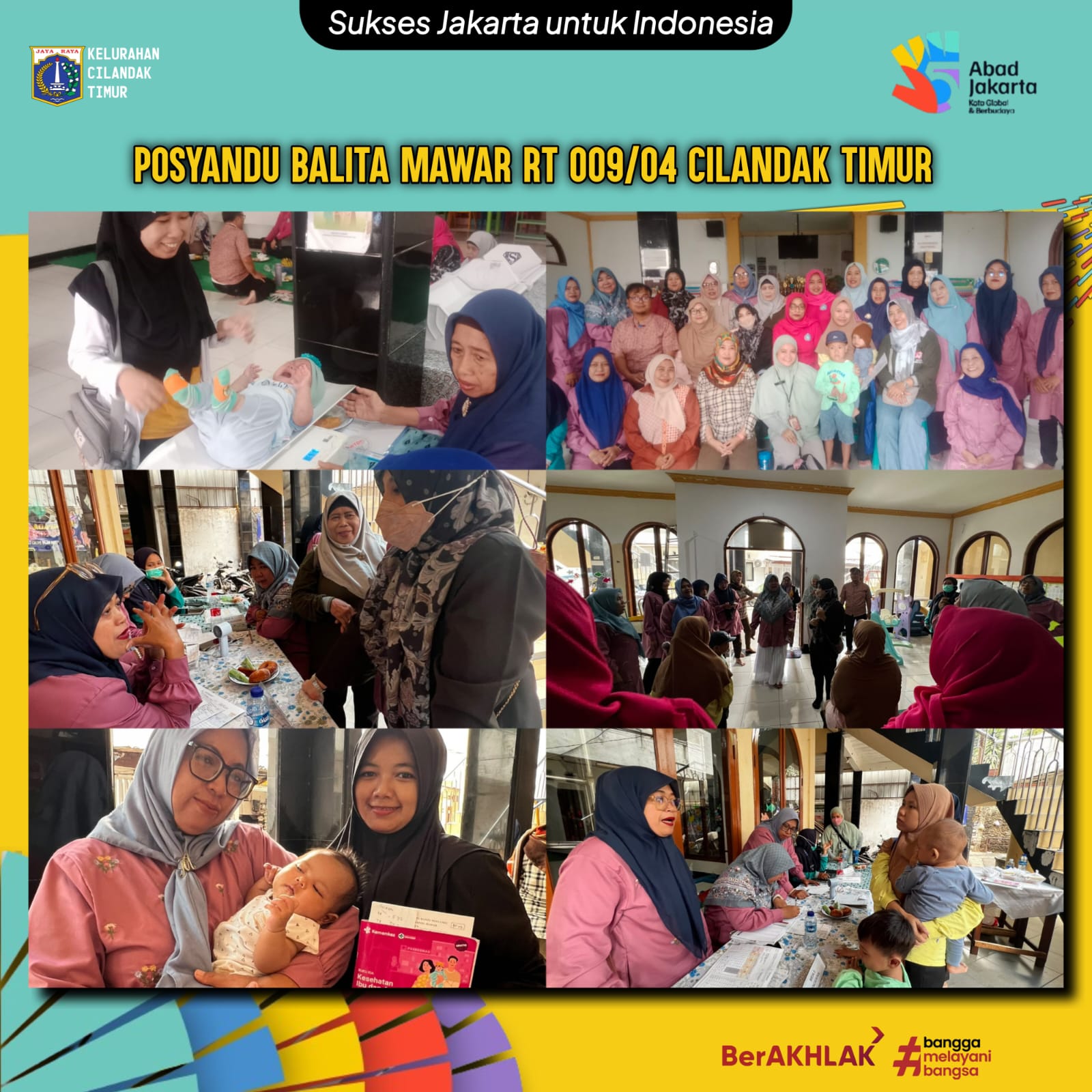 Tingkatkan-Kesehatan-Ibu-dan-Anak-Sekretaris-Kelurahan-Cilandak-Timur-dan-PKK-Tinjau-Posyandu-Balita-Mawar