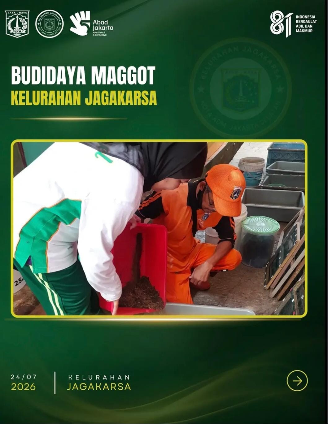 Lurah-Jagakarsa-Peninjau-Budidaya-Maggot-untuk-Pengelolaan-Sampah-Berkelanjutan