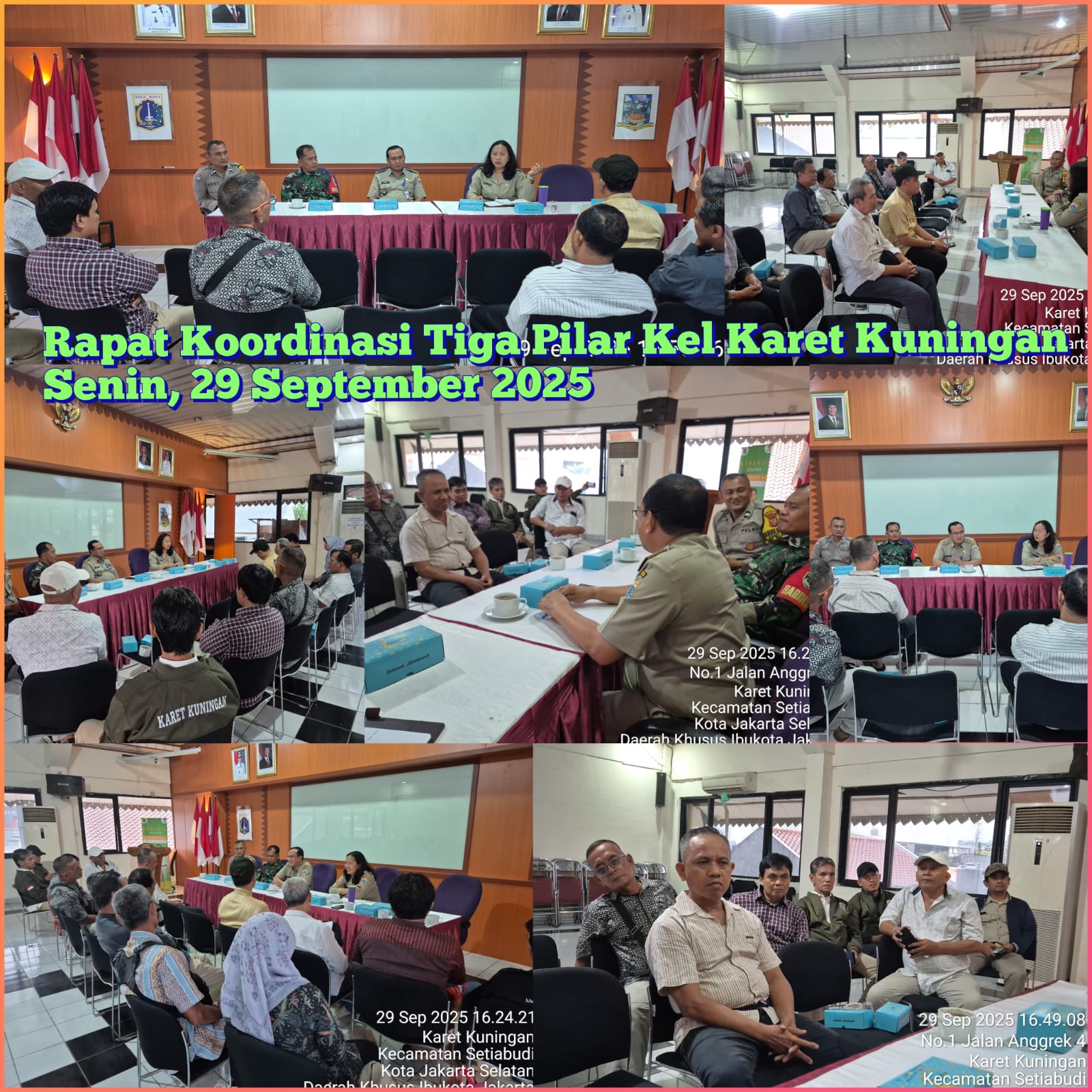 Rapat-Koordinasi-Tiga-Pilar-Bulan-September-2025-Kelurahan-Karet-Kuningan