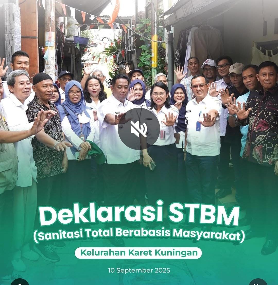 Deklarasi-STBM-Sanitasi-Total-Berbasis-Masyarakat-Kelurahan-Karet-Kuningan-Tahun-2025