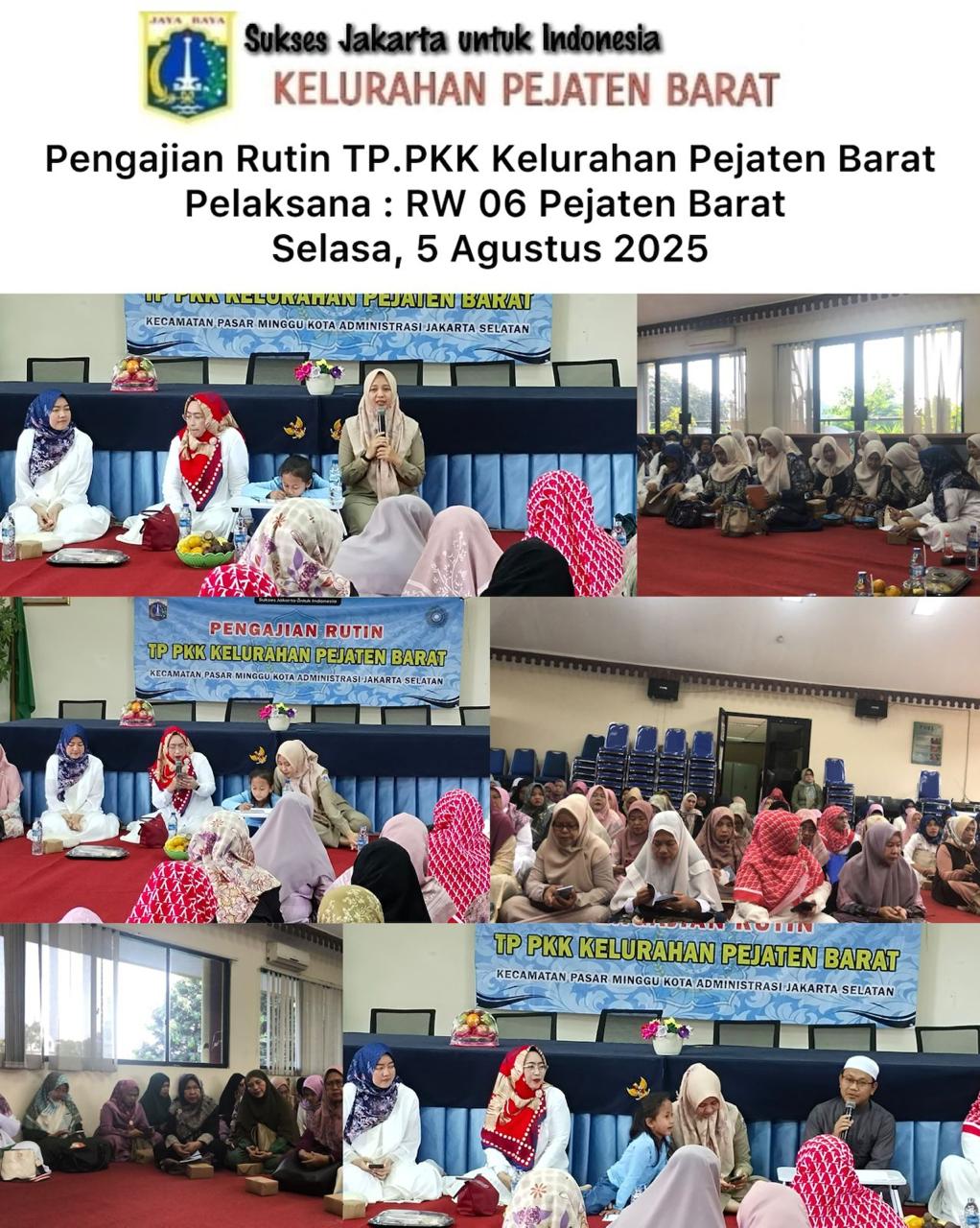 Pengajian-Rutin-TP-PKK-Kelurahan-Pejaten-Barat