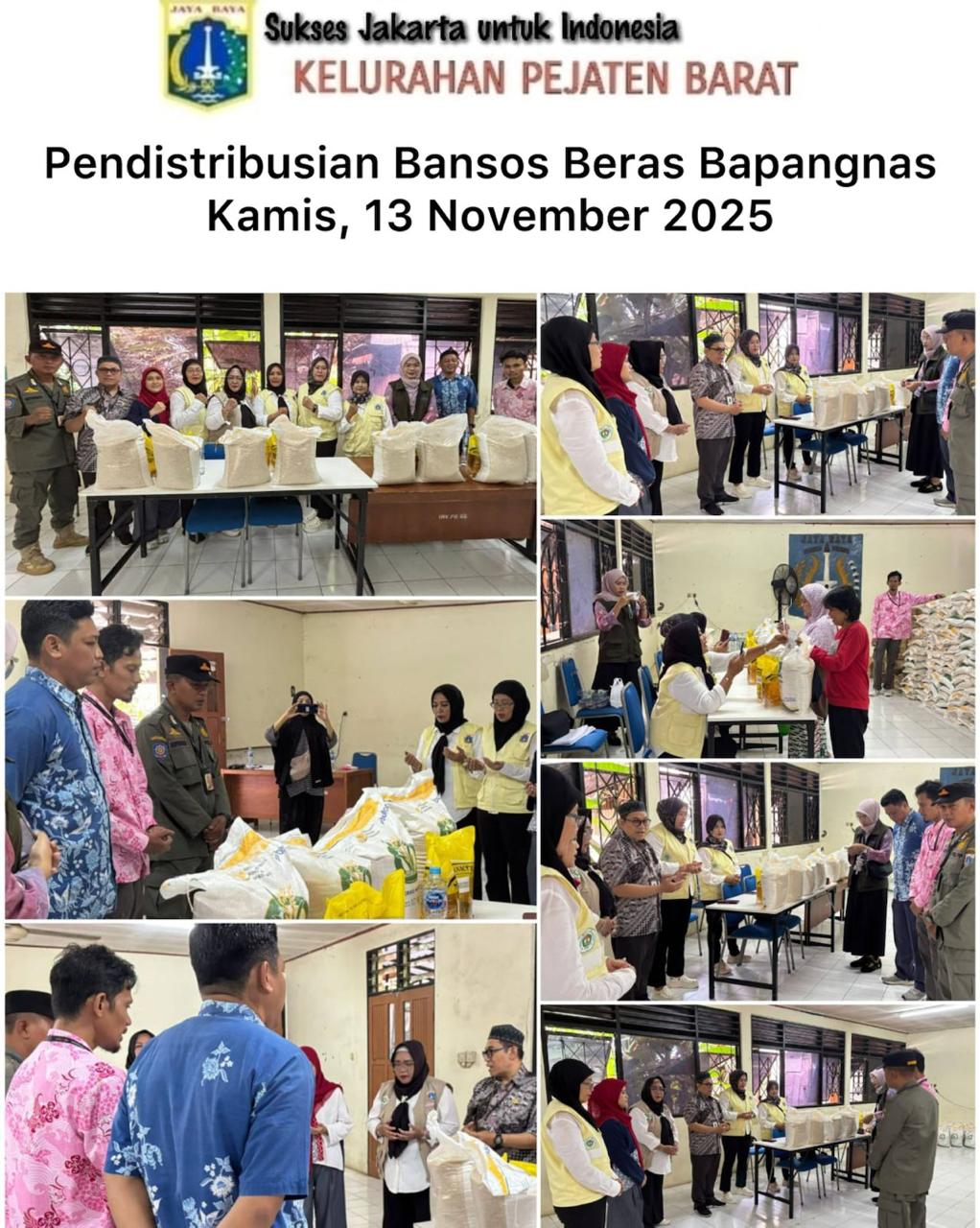 Pendistribusian-Bansos-Beras-Bapangnas