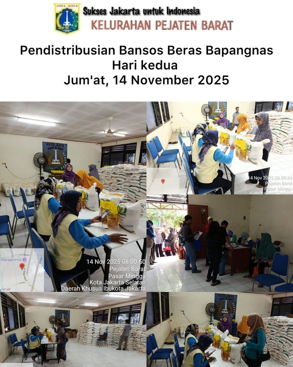 Pendistribusian-Bansos-Beras-Bapangnas