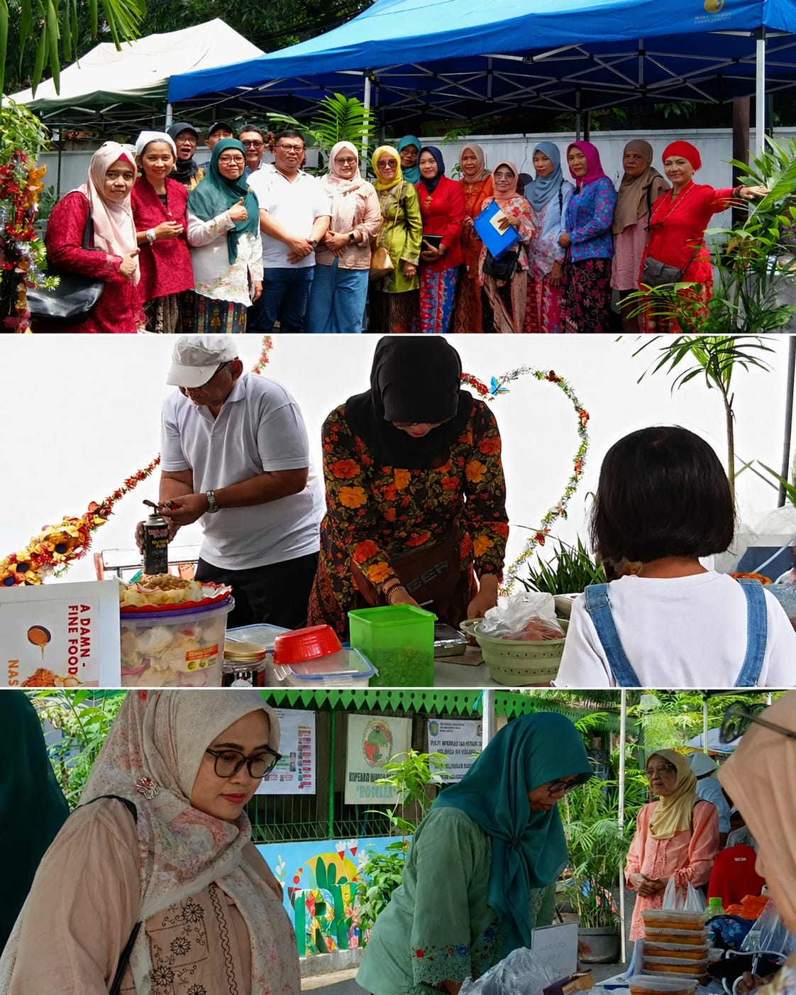 Diselimuti-Gerimis-Semangat-Tim-Penggerak-PKK-RW-01-Menggelar-Bazar-Memperingati-Hari-Ibu