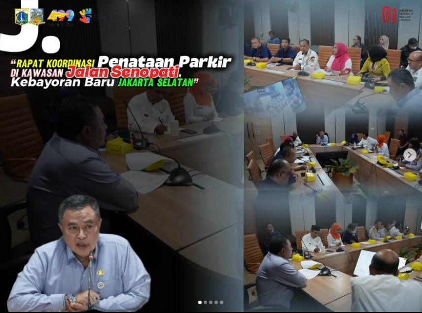 Rapat-Koordinasi-Penataan-Parkir-di-Kawasan-Senopati-Kecamatan-Kebayoran-Baru-Jakarta-Selatan-yang-dipimpin-oleh-Wakil-Wali-Kota-Administrasi-Jakarta-Selatan