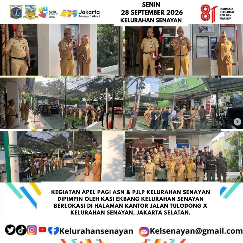 Kegiatan-Apel-Pagi-rutin-Kelurahan-Senayan