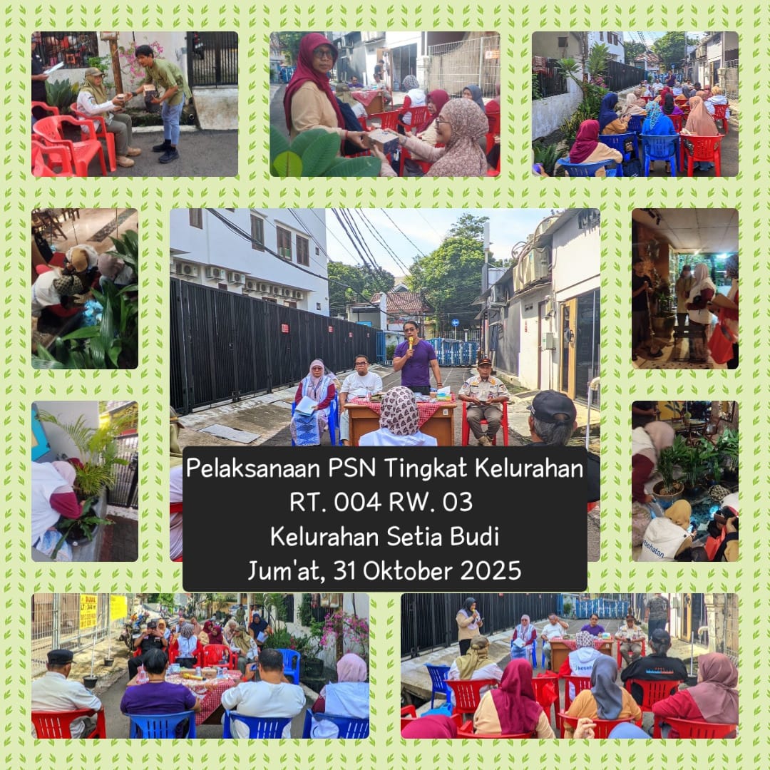 Pelaksanaan-PSN-Tingkat-Kelurahan-Setia-Budi