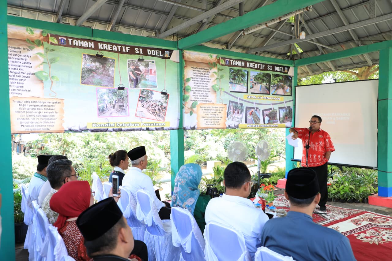 Wagub Rano Resmikan Taman Kreatif Si Doel di Kebon Baru