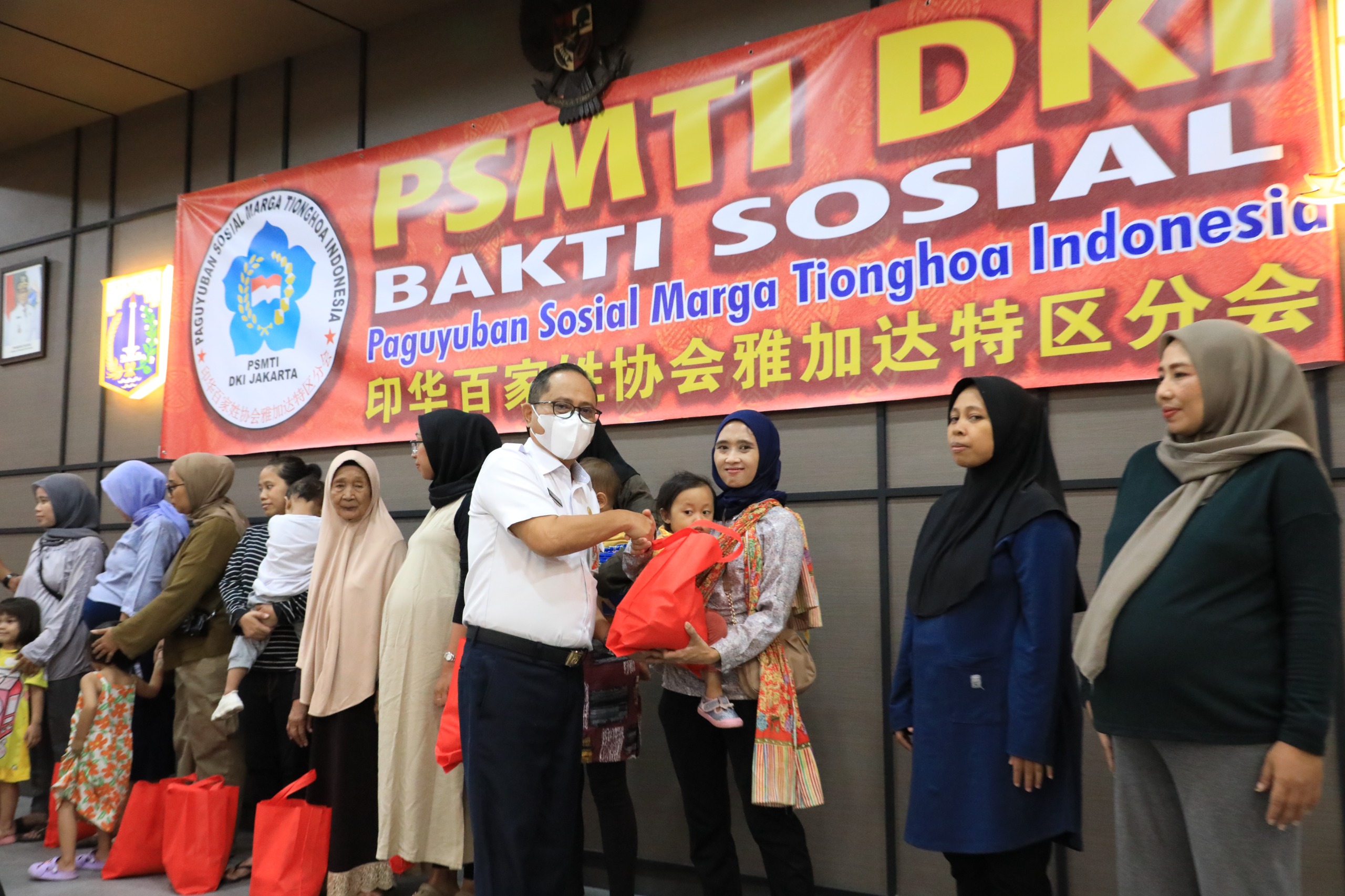 Pemkot Jaksel Terima Bantuan Bahan Makanan Bergizi Dari PSMTI