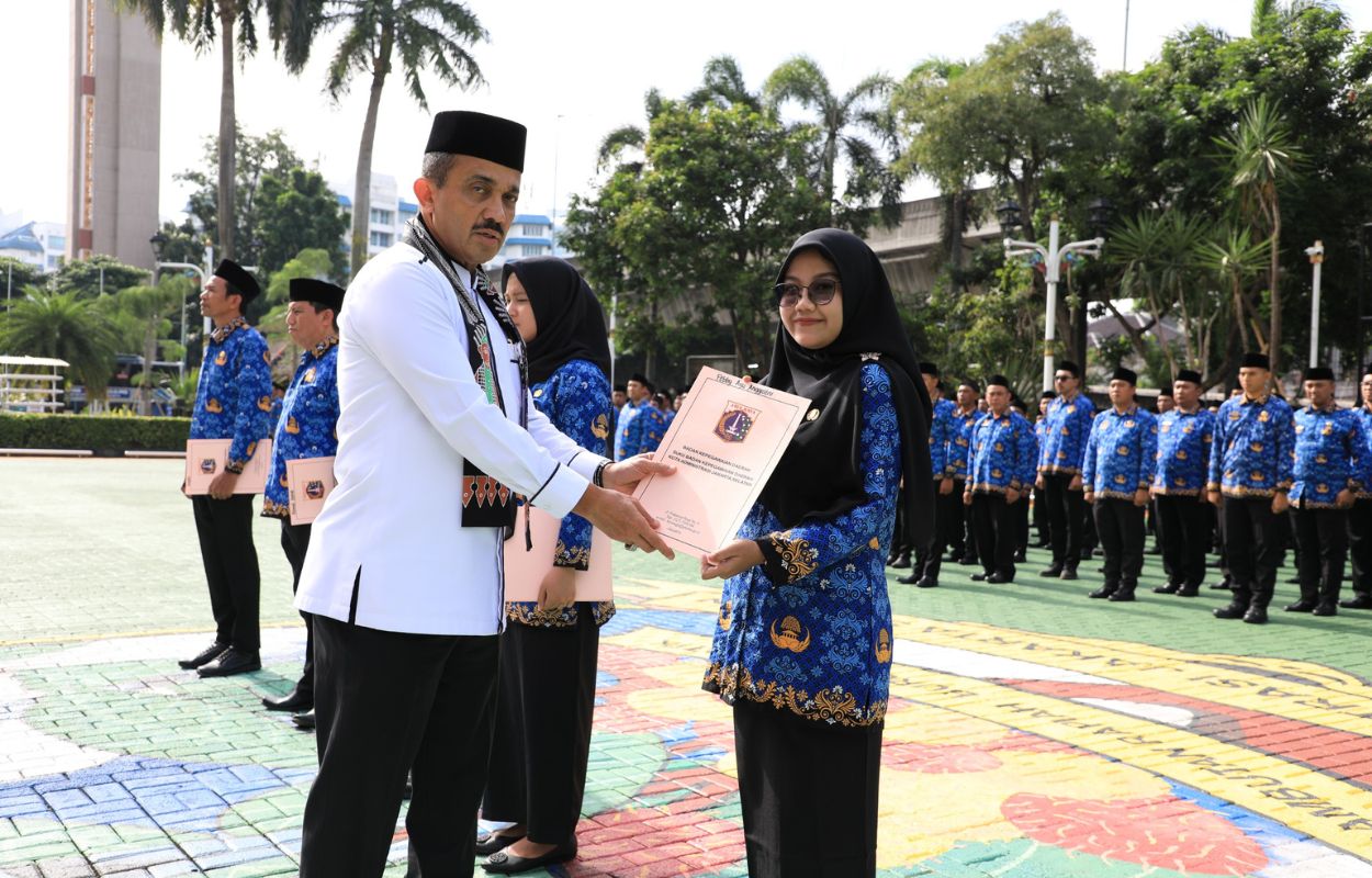452 PPPK Paruh Waktu di Lingkungan Kota Jaksel Terima SK