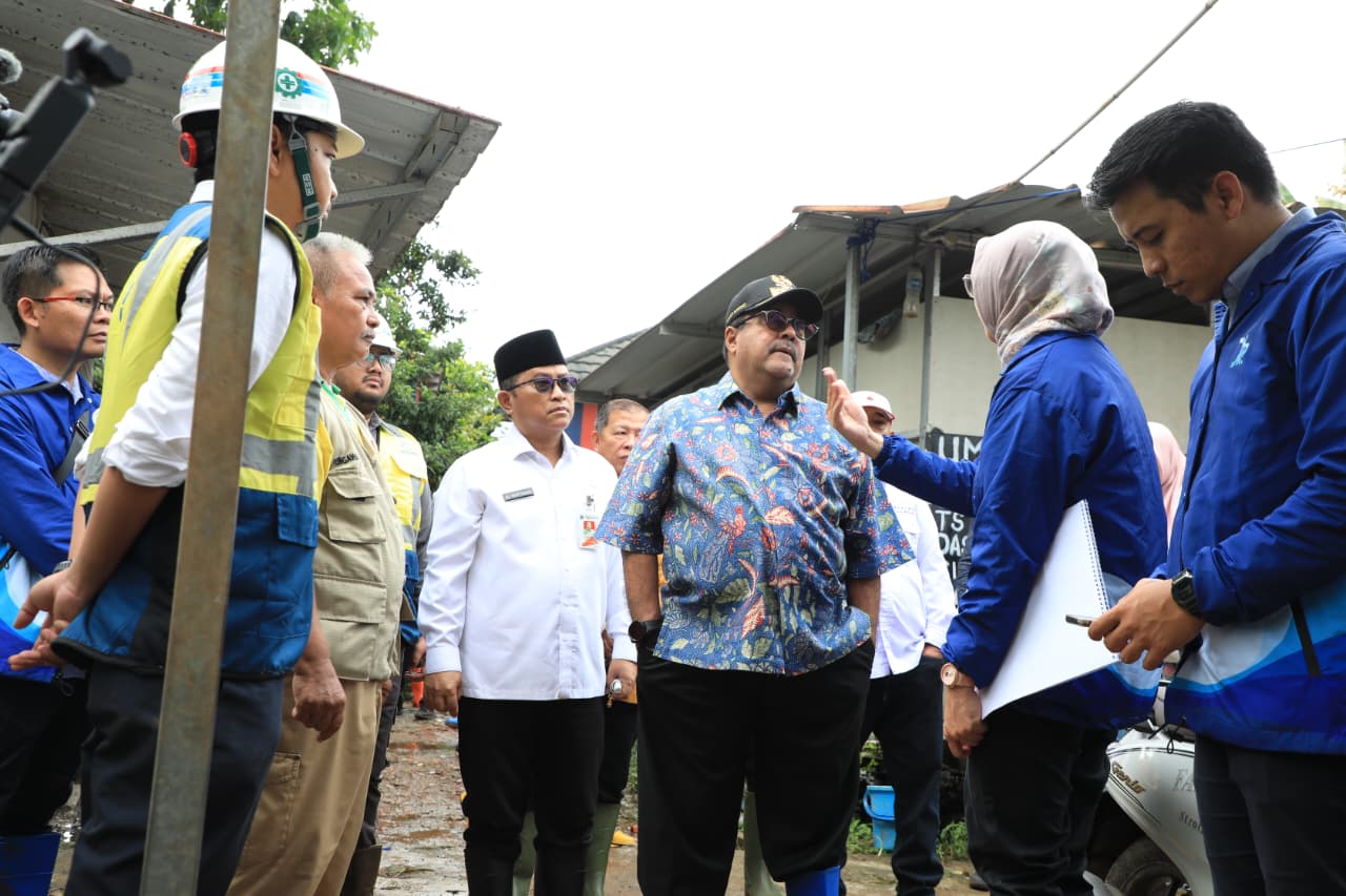 Tinjau Waduk Kebagusan, Wagub Rano Optimistis Pengendalian Banjir Berjalan Optimal