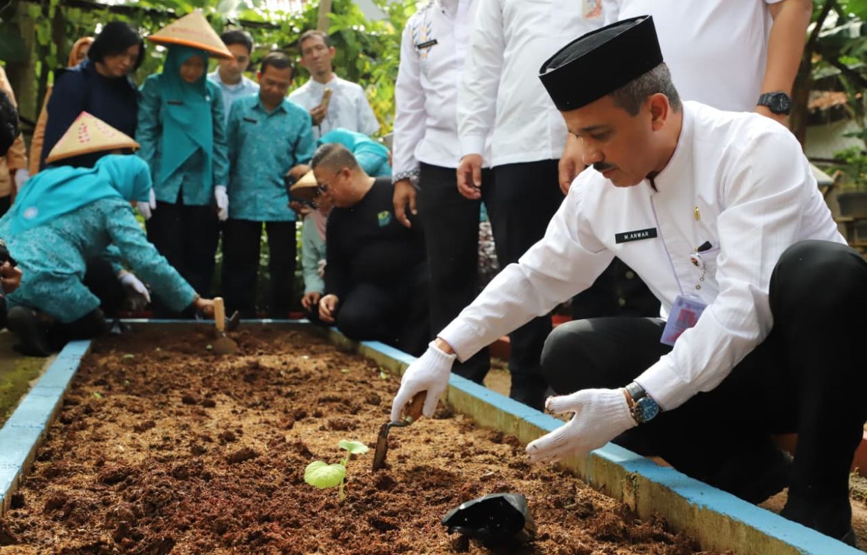 Perkuat Ketahanan Pangan, Pemkot Jaksel Lakukan Gertam Serentak