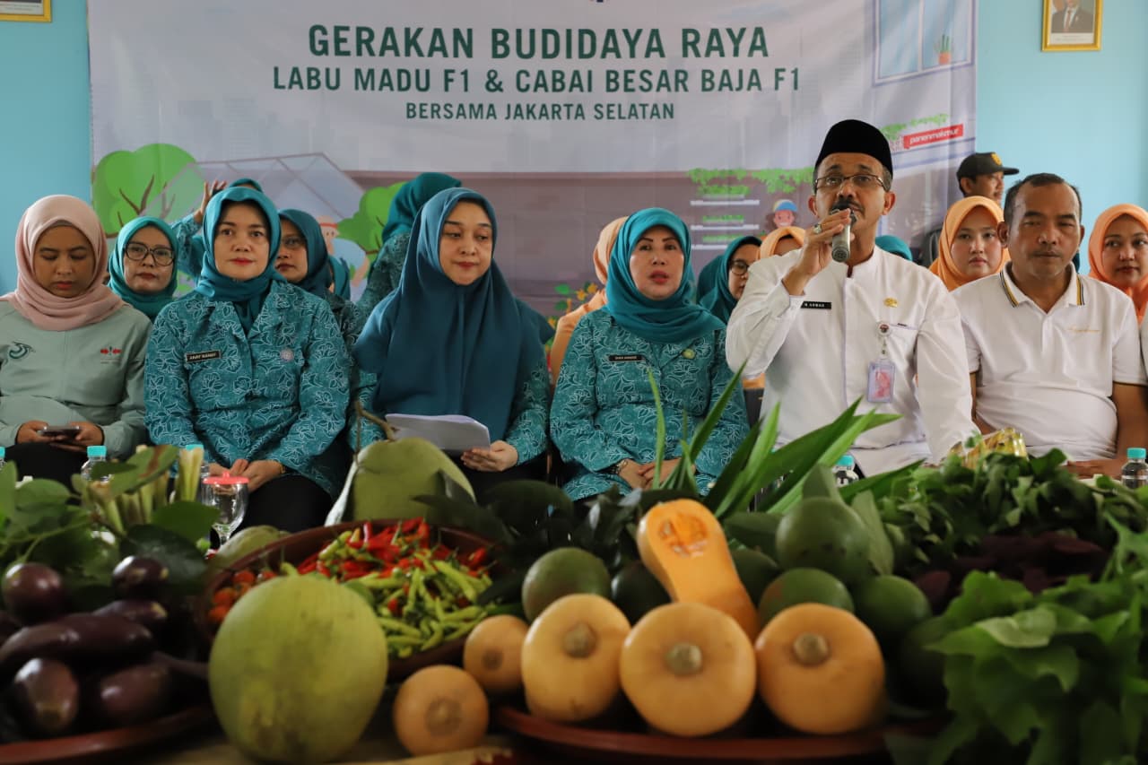 Perkuat Ketahanan Pangan, Pemkot Jaksel Lakukan Gertam Serentak
