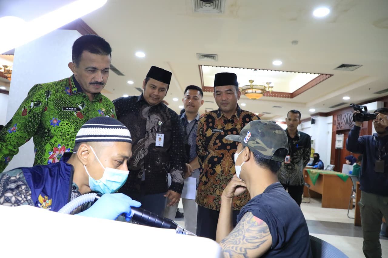Walikota M Anwar : Hapus Tato Gratis Beri Kesempatan Masyarakat Berhijrah