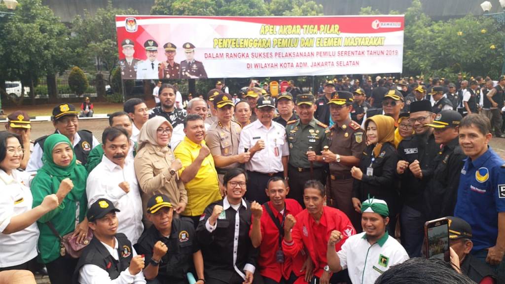 Apel Akbar Tiga Pilar Bersama Penyelenggara Pemilu