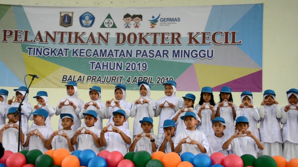 Pelantikan Dokter Cilik Kecamatan Pasar Minggu