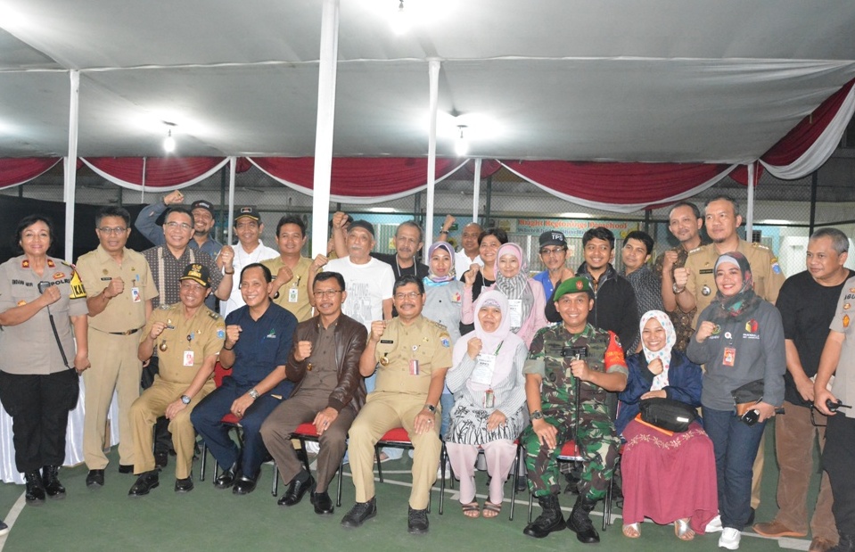Peninjauan TPS oleh Wali Kota Jakarta Selatan