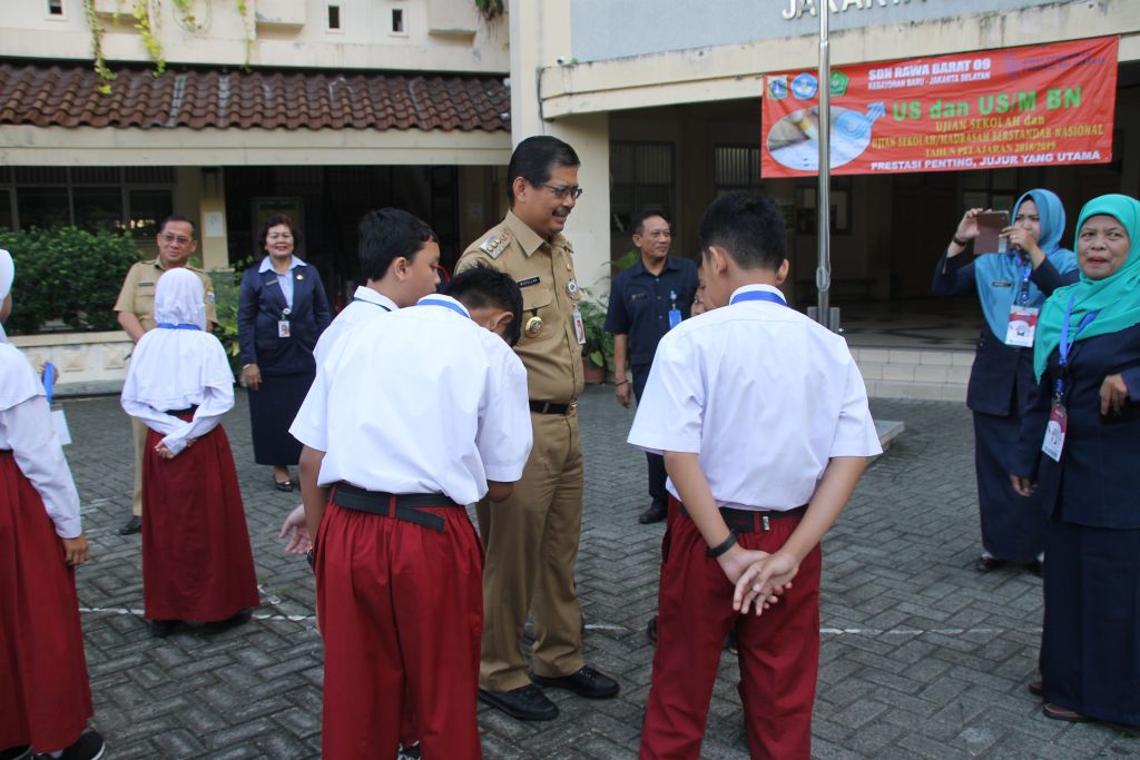 Wali Kota Jakarta Selatan Monitoring Ke SDN 09 Rawa Barat 