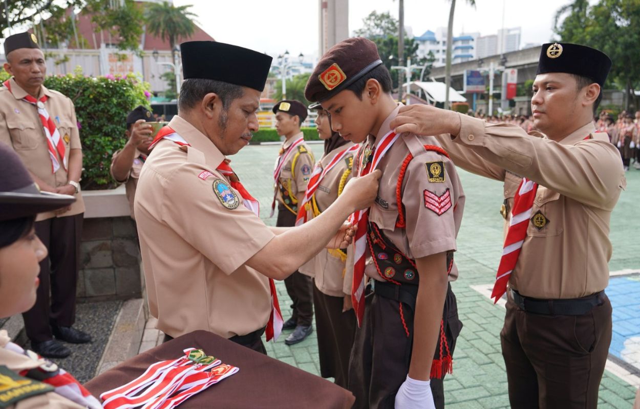 Kwarcab-Jaksel-Lantik-657-Pramuka-Garuda