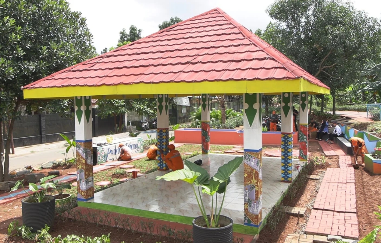 Penataan-Kawasan-Unggulan-Triwulan-IV-Pondok-Pinang-Selesai-Dikerjakan