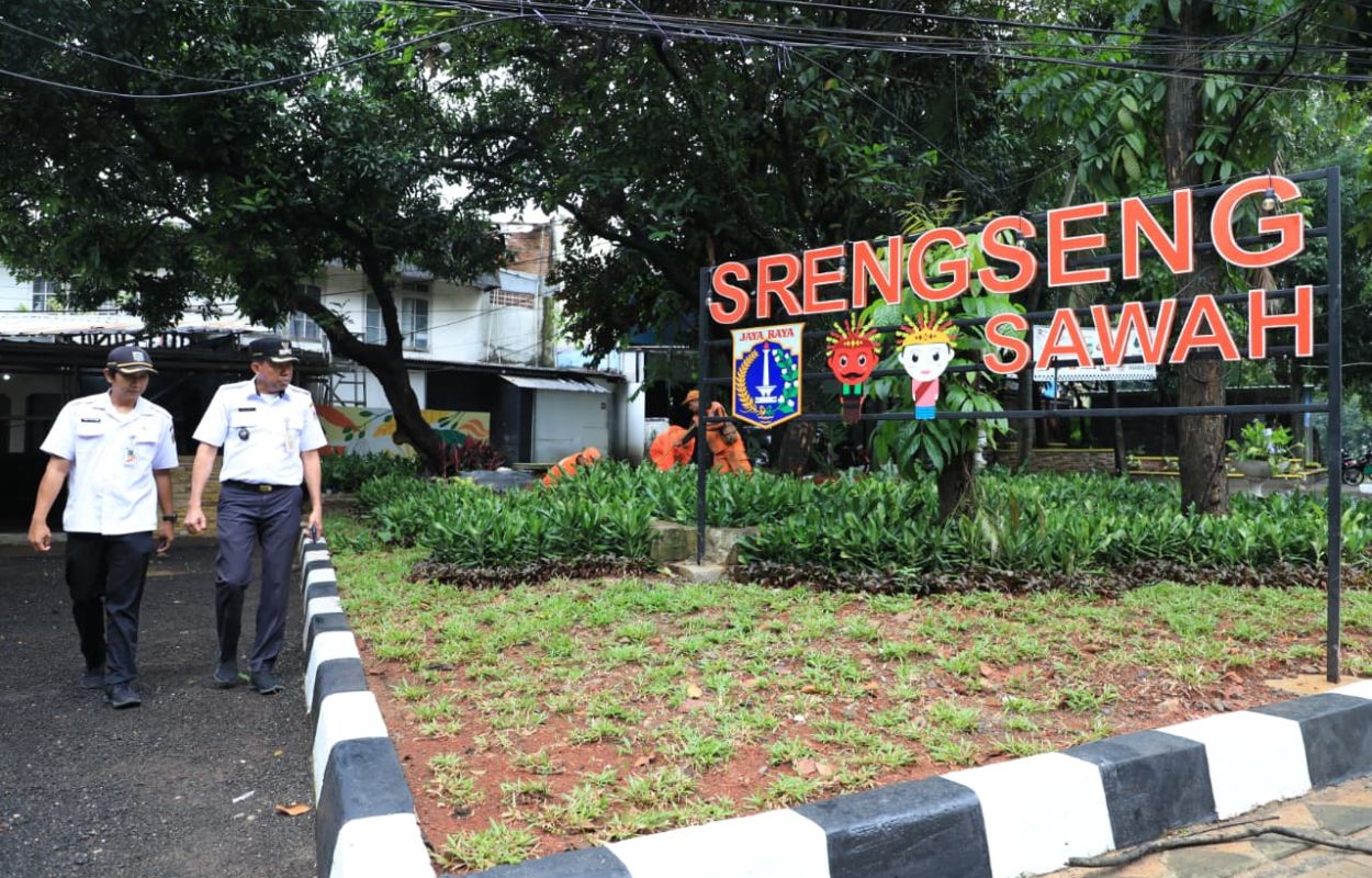 Kelurahan-Srengseng-Sawah-Tata-Lahan-Tidur-di-Jalan-Lenteng-Agung-Timur