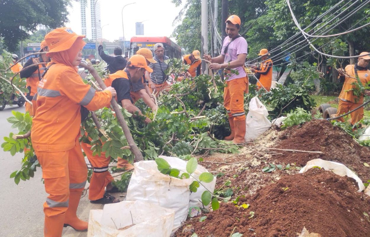 Belasan-Petugas-PPSU-Bersama-Warga-Tangani-Pohon-Sempal-di-Jalan-TB-Simatupang