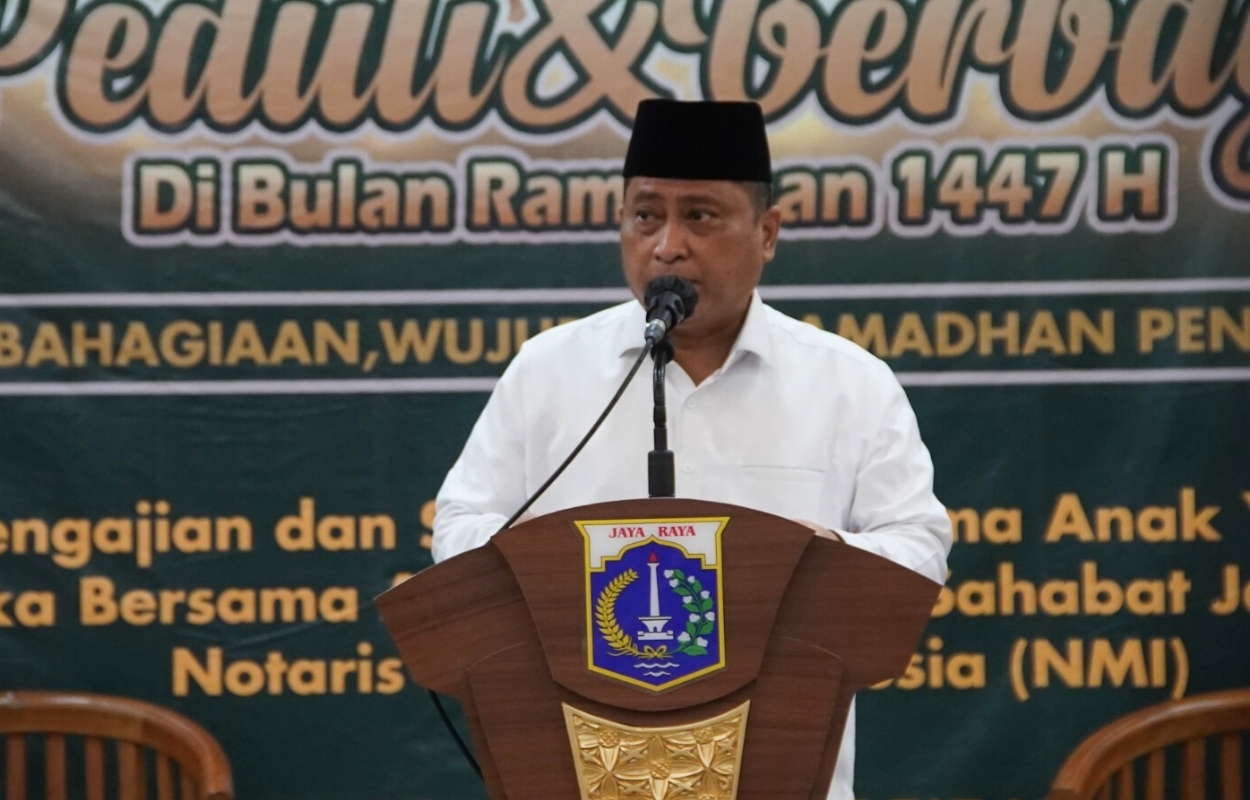 Wakil-Walikota-Jaksel-Hadiri-Pengajian-dan-Santunan-Anak-Yatim