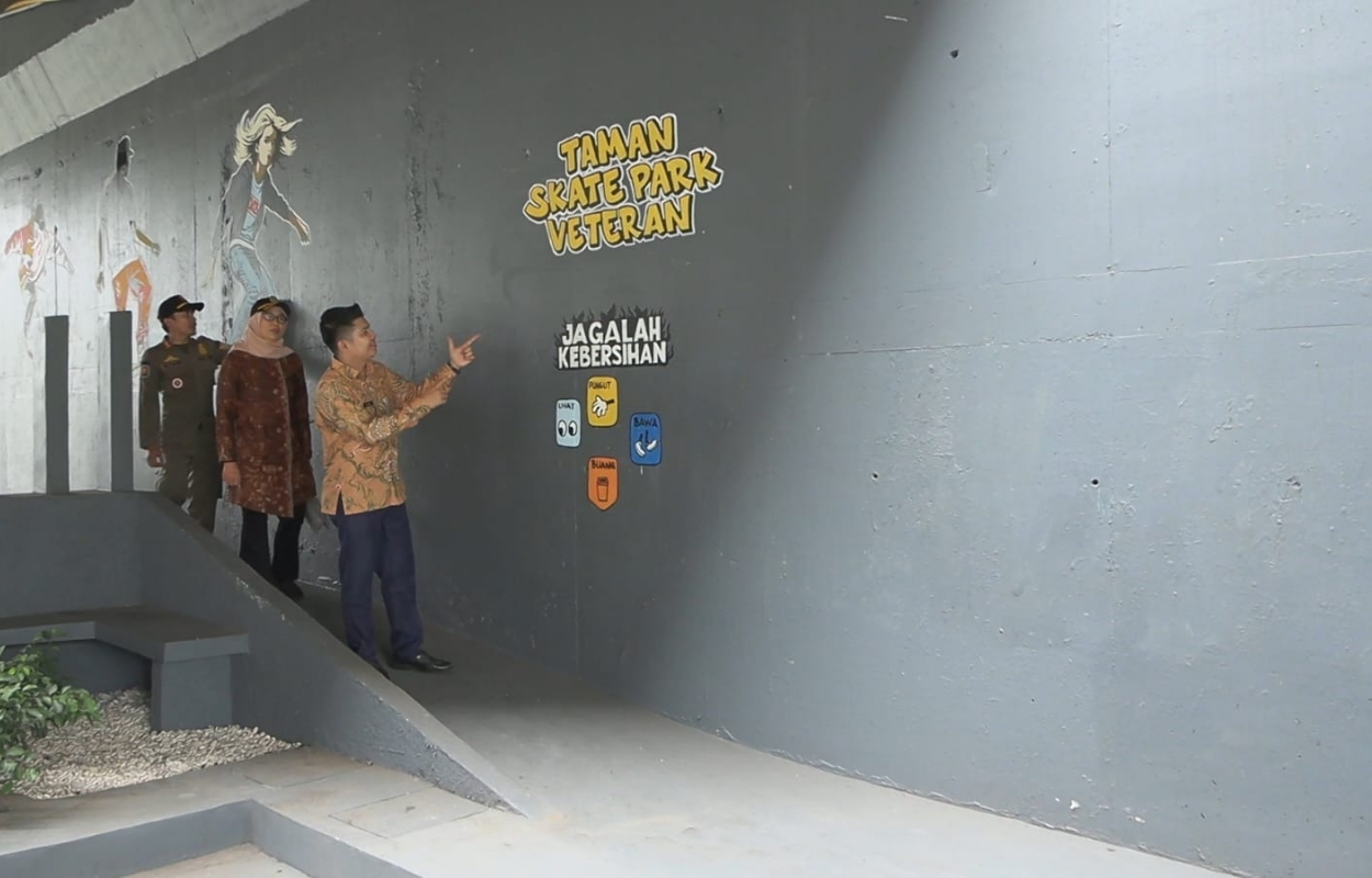 Kelurahan-Bintaro-Bangun-Taman-Skate-di-Jalan-RC-Veteran-Raya