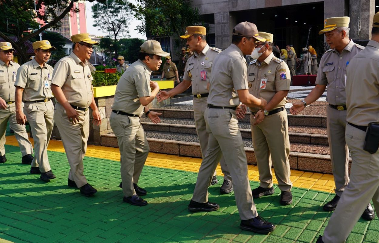 Pemkot-Jaksel-Gelar-Halal-Bihalal-di-Halaman-Kantor-Walikota