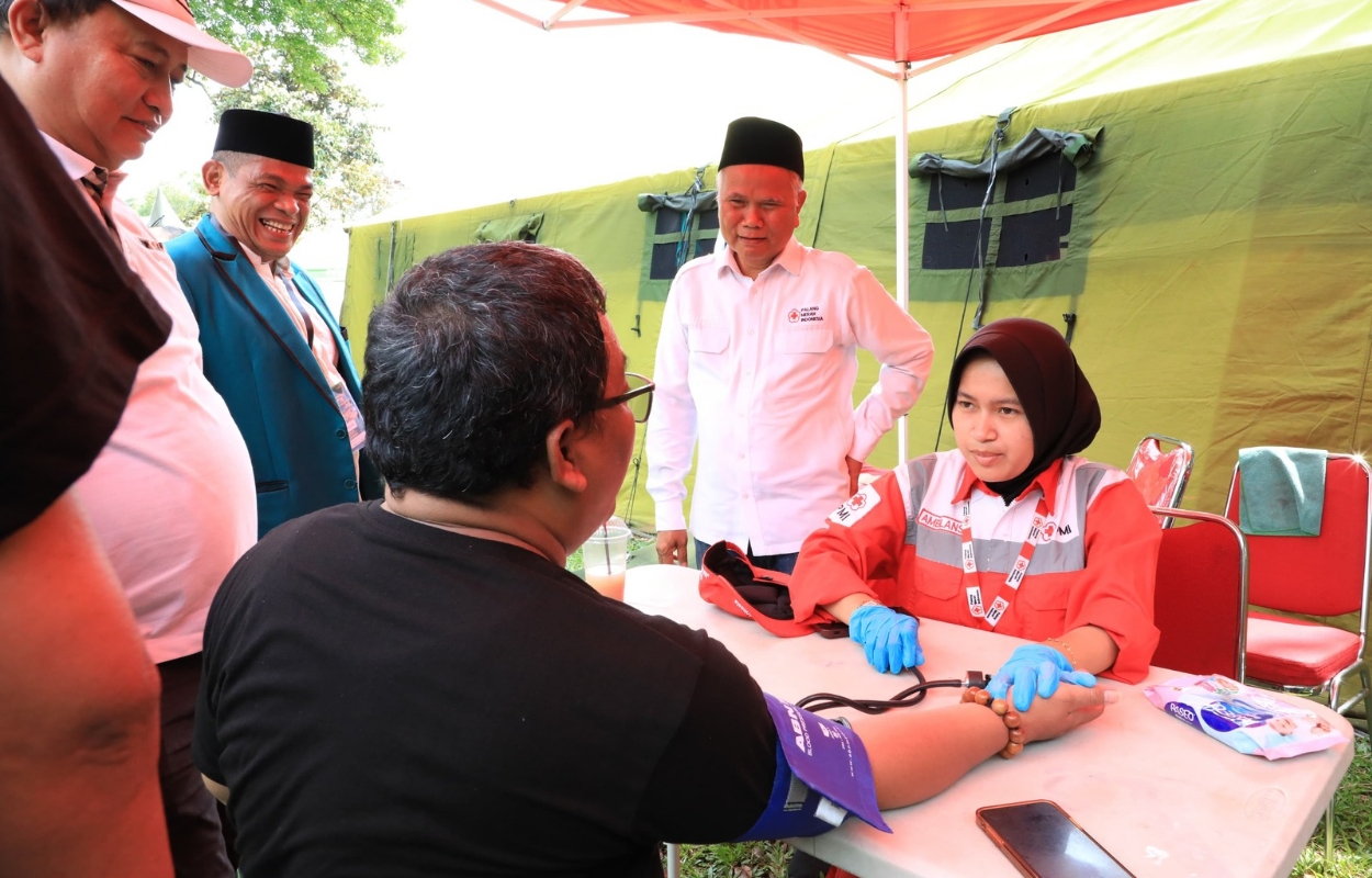 PMI-Jaksel-Gelar-Cek-Kesehatan-Gratis-di-Acara-Kopdarnas-Forsa