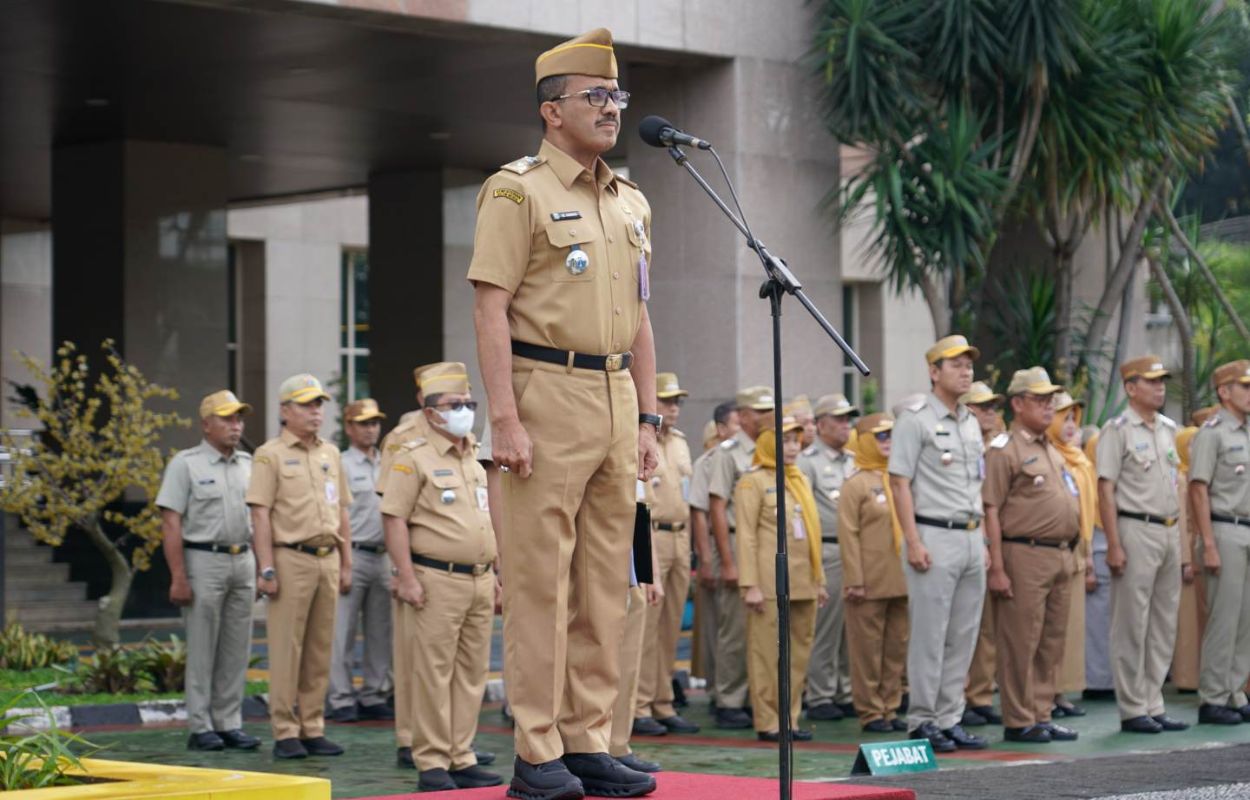Jelang-Purnatugas-Walikota-M-Anwar-Minta-Pegawai-Pemkot-Jaksel-Tetap-Solid
