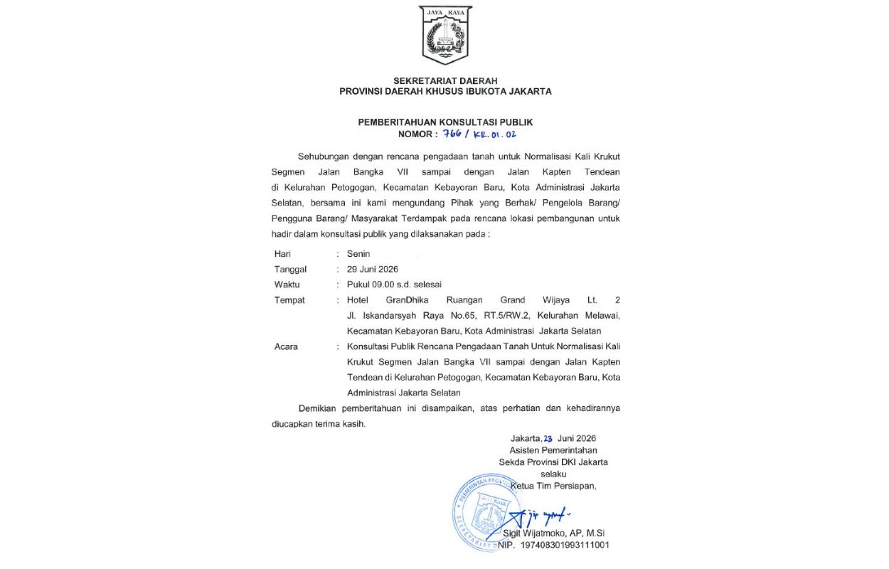 Konsultasi-Publik-Rencana-Pengadaan-Tanah-Untuk-Normalisasi-Kali-Krukut-Segmen-Jalan-Bangka-VII-Jalan-Kapten-Tendean