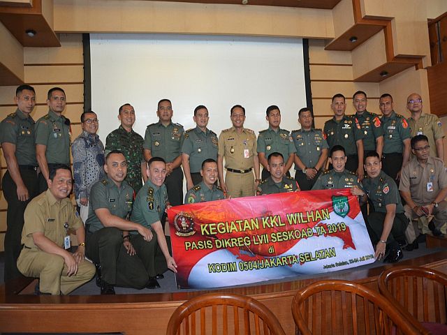 pemkot-jaksel-jadi-tempat-studi-lapangan-pasis-dikreg-seskoad