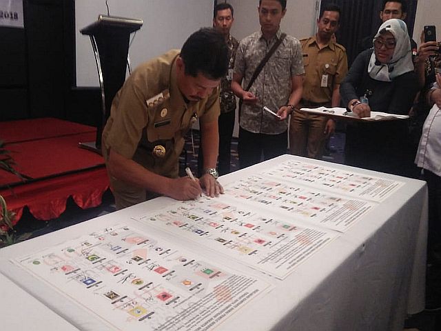 wali-kota-jaksel-tandatangani-komitmen-deklarasi-damai-pemilu-2019